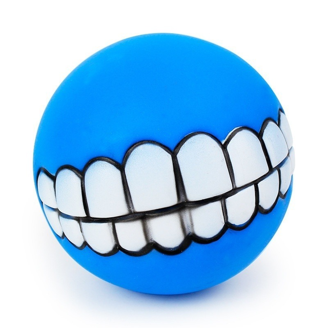 Pelota de silicona masticable para perros de razas grandes
