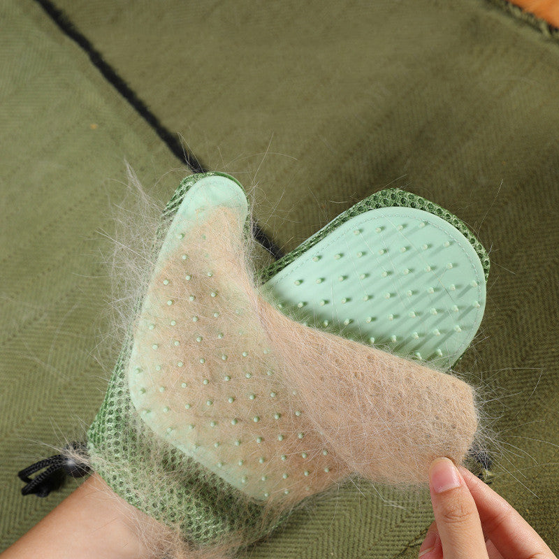 Guantes de silicona para masaje y cepillos quitapelos para mascotas